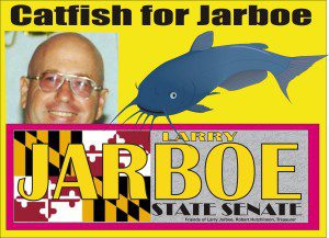Catfish Larry yard sign