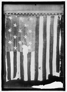 The flag that flew over Fort McHenry