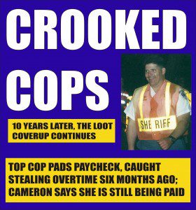 Top St. Mary's Sheriff commander benched for stealing overtime - Sheriff Cameron continues the coverup of Loot Scandal
