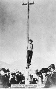 Not only blacks were lynched. John Heith was lynched by a mob on Feb. 22, 1884 in Arizona. 