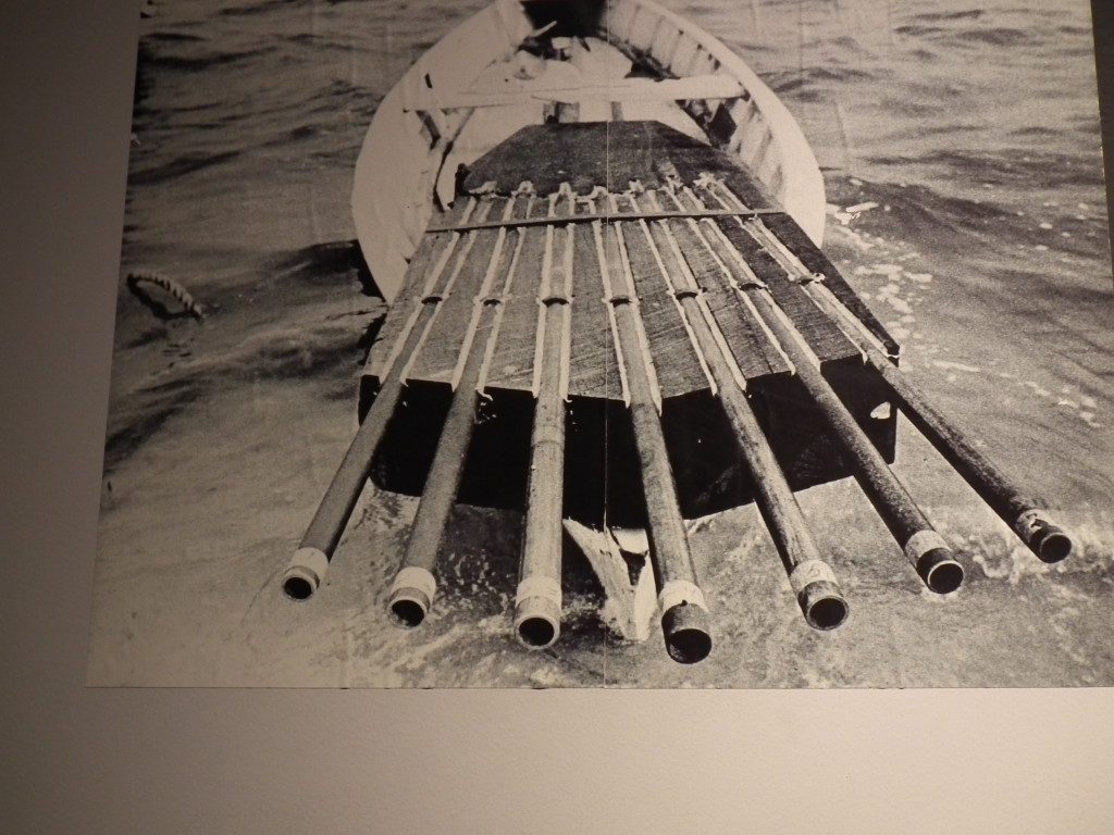 This boat was meant to bring down a flock at once with impressive firepower. Must have had a serious kick.  THE CHESAPEAKE TODAY photo