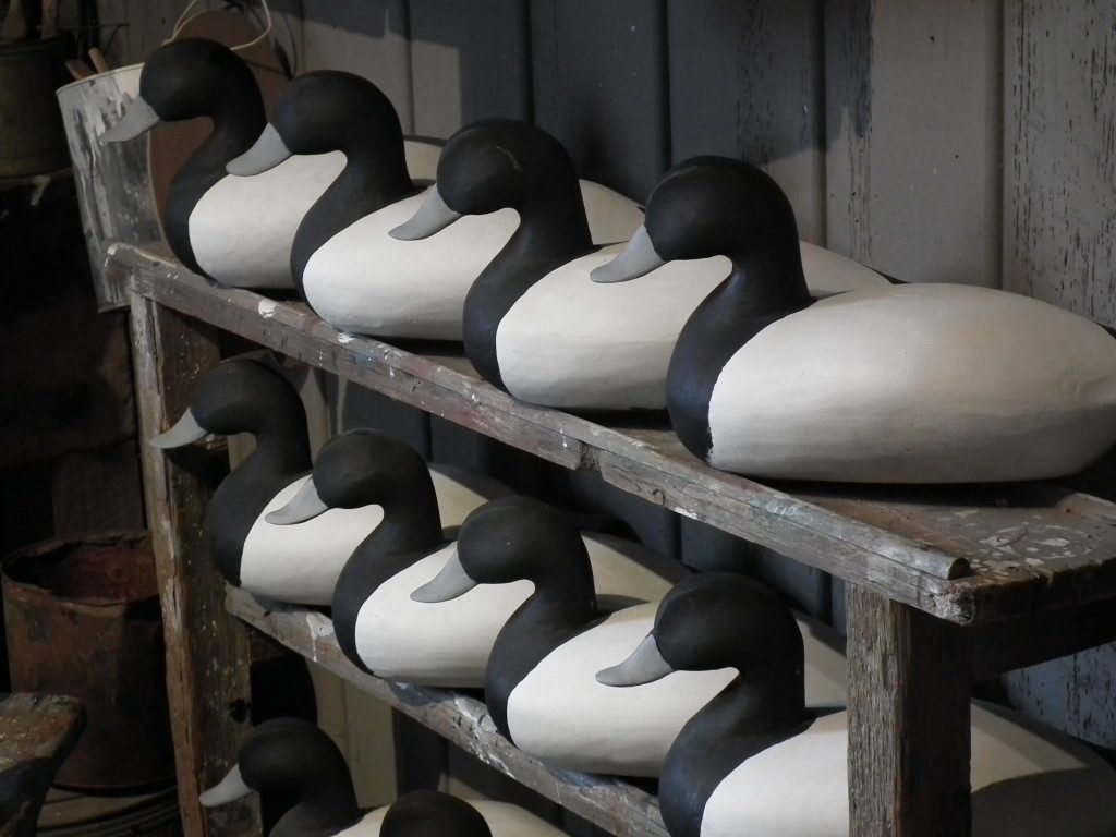 Decoy collection at Chesapeake Bay Maritime Museum St. Michaels, Md. THE CHESAPEAKE TODAY photo