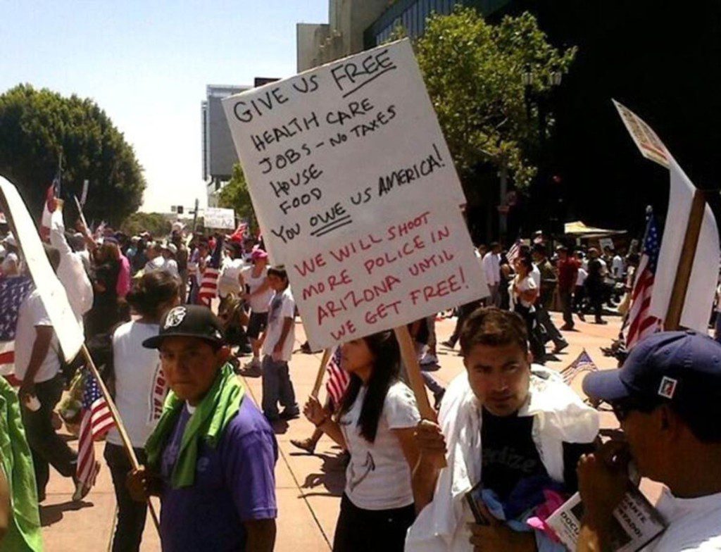 This is the crowd that the Obama Administration is allowing into the United States illegally. Read their demands.