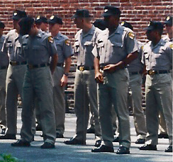 Maryland State Police Academy Cadets at the Old Confederate Soldiers Home in Pikesville. 