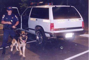 Dep. Bell and Tarras ready to track a suspect