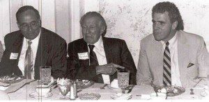 St. Mary's County Md. County Commissioner Larry Millison, Sen. Paul Jacob Bailey and Maryland Senate President Thomas E. "Mike" Miller Jr.at a roast of Millison in 1989 noting him being selected Democrat of the Year. 