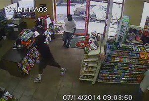 Bryans Road Shell robbery suspects in brazen morning robbery on July 14, 2014.