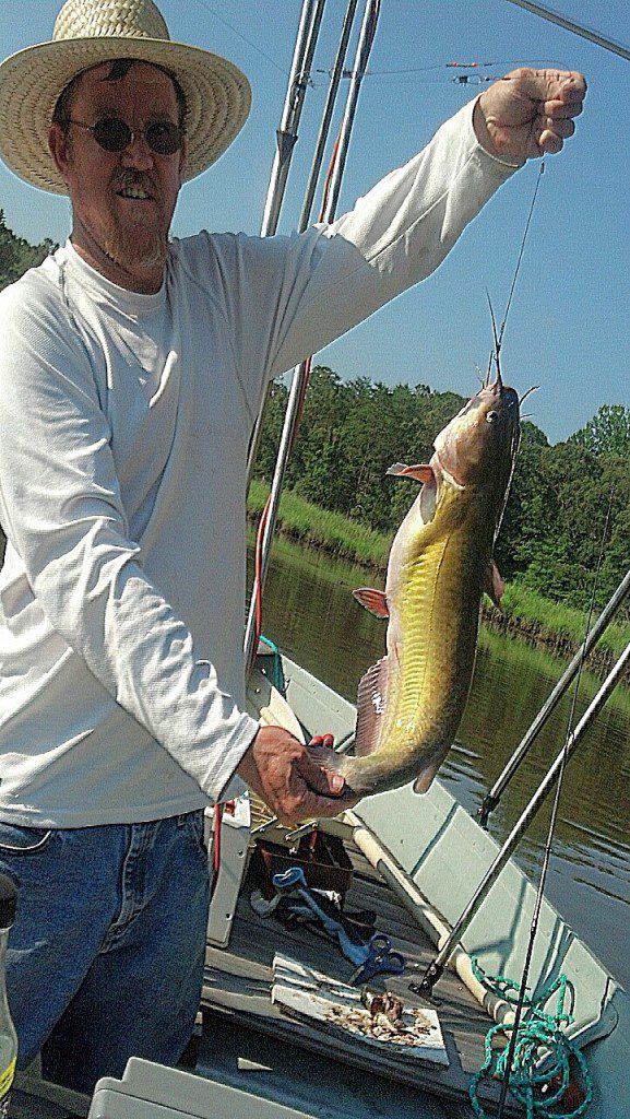 Friday fishing revealed fish found swimming in river by Catfish Bill Davis.