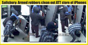 Salisbury armed robbers clean out ATT store