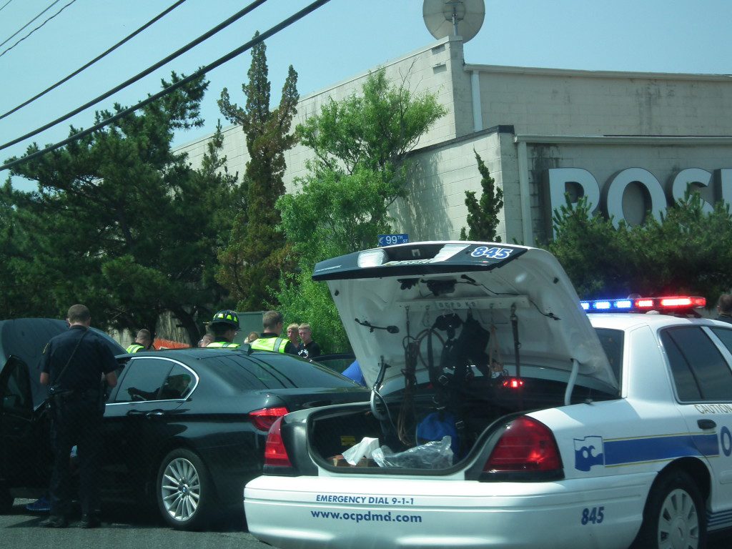 Sunday morning on Coastal Highway in Ocean City.  THE CHESAPEAKE TODAY photo. 