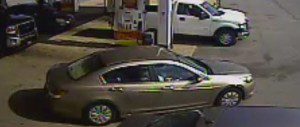 Suspects car in Bryans Road Shell robbery 071414