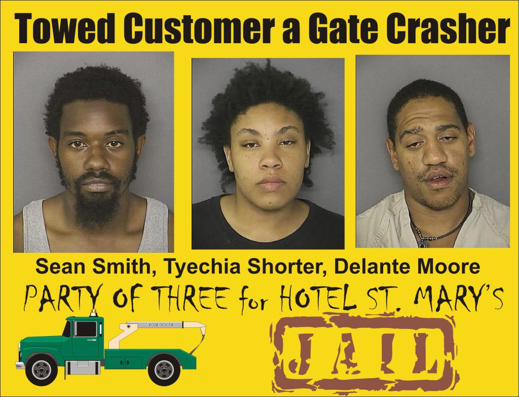 Towed Customer a Gate Crasher