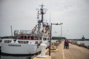 Coast Guard Cutter Vigorous at Little Creek Va.