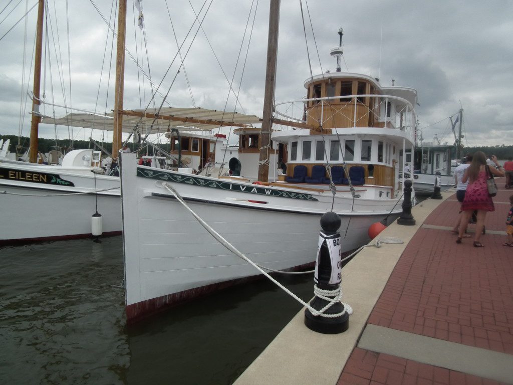 Historic Buyboats arrive at Breton Bay off of the Potomac River. THE CHESAPEAKE TODAY photo