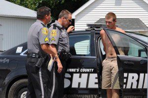 Teddy Lee under arrest in Queen Anne's County Md.