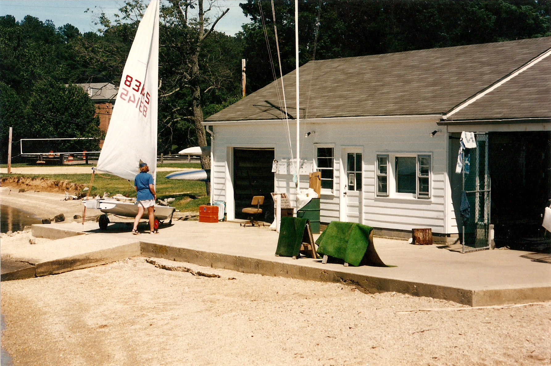 The former boathouse at St. Mary's College.  THE CHESAPEAKE TODAY photo