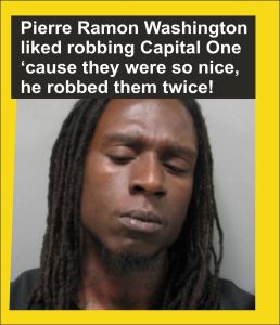 Pierre Washington bank robber