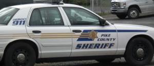 Pike County Penn Sheriff patrol unit.  THE CHESAPEAKE TODAY photo