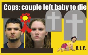 Couple left baby to die