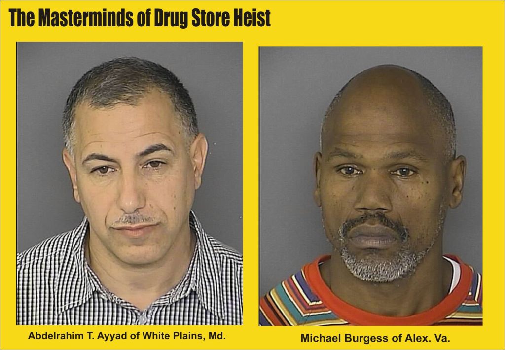 Master Minds of Drug Store Heist New Market Md