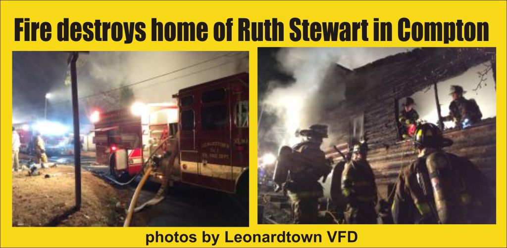 Fire destroys home of Ruth Stewart in Compton