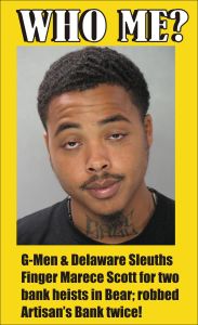 Marece Scott wanted for robbing same bank twice in Bear Del