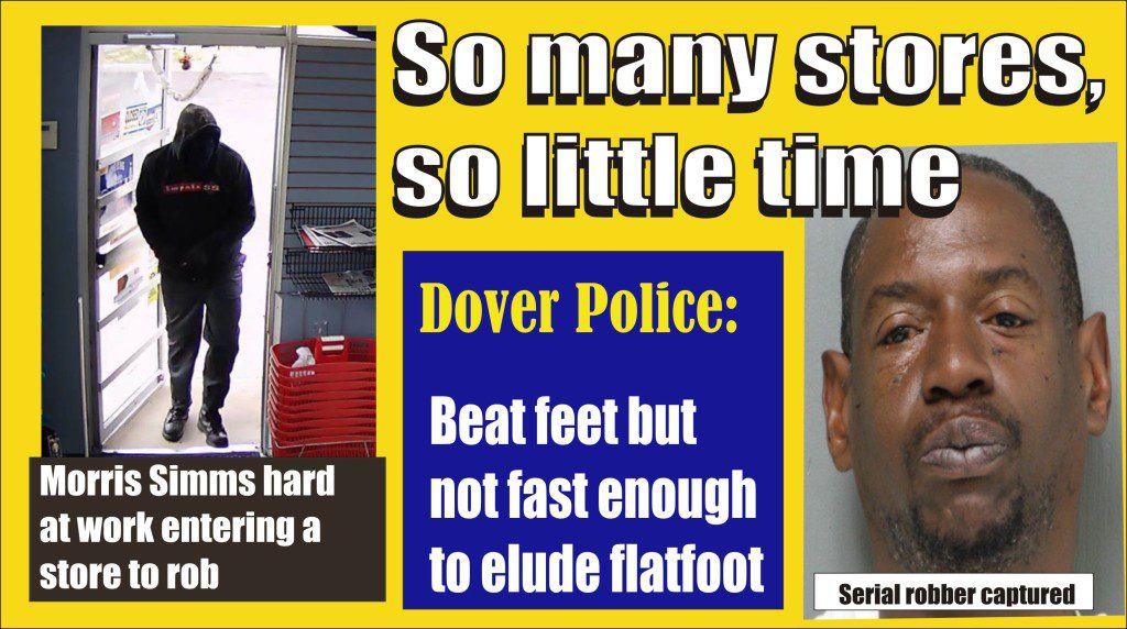 Morris Simms nabbed for serial robberies in Dover Del