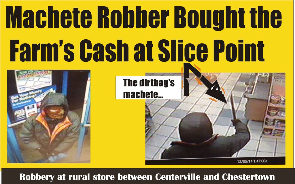 Royal Farms robber had machete 120814