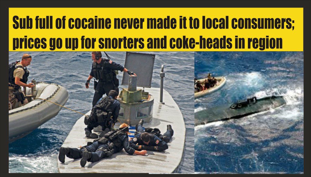 Submarine captain goes to slammer for 2300 kilos of cocaine