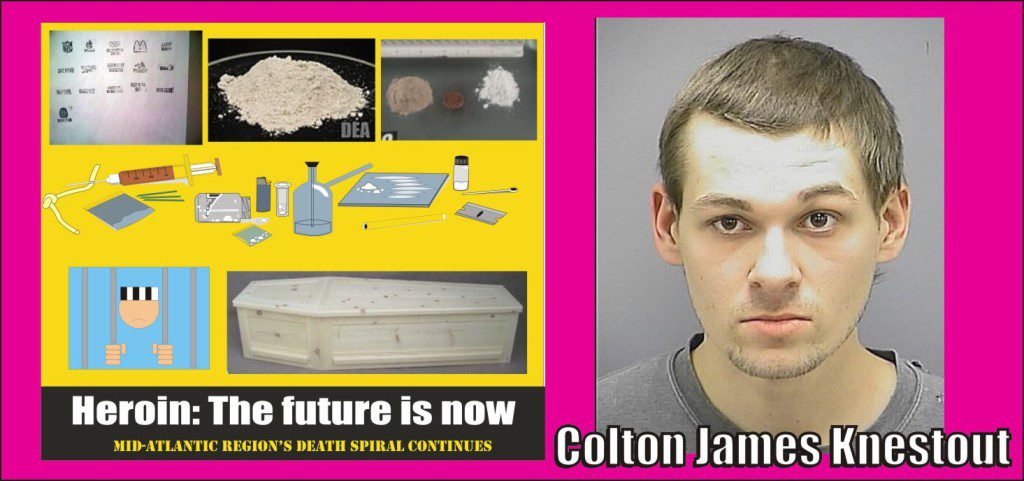 Colton James Knestout Frederick heroin arrest