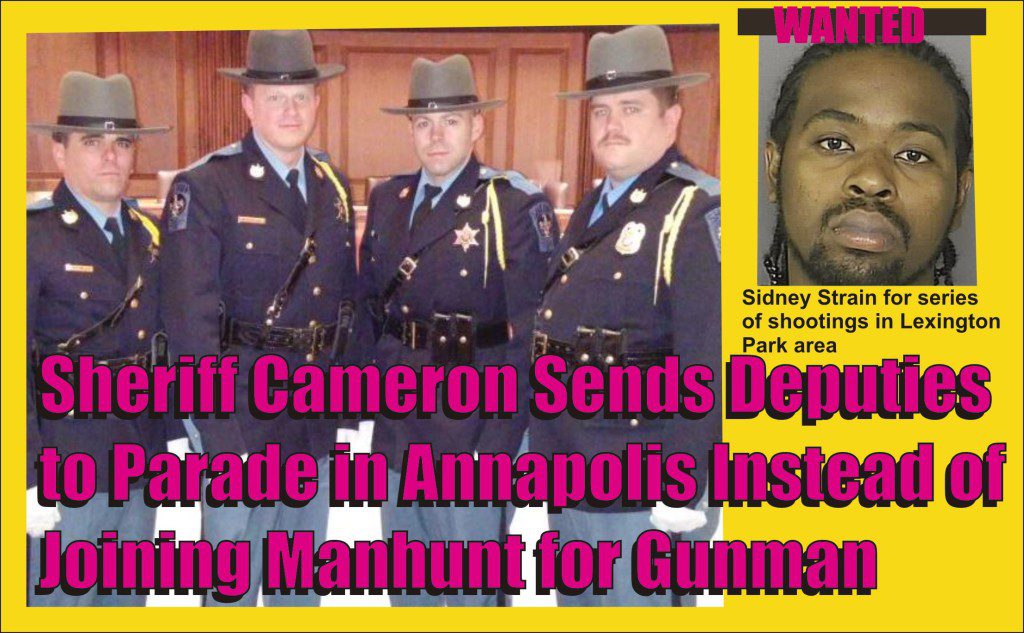 Deputies sent to parade instead of manhunt