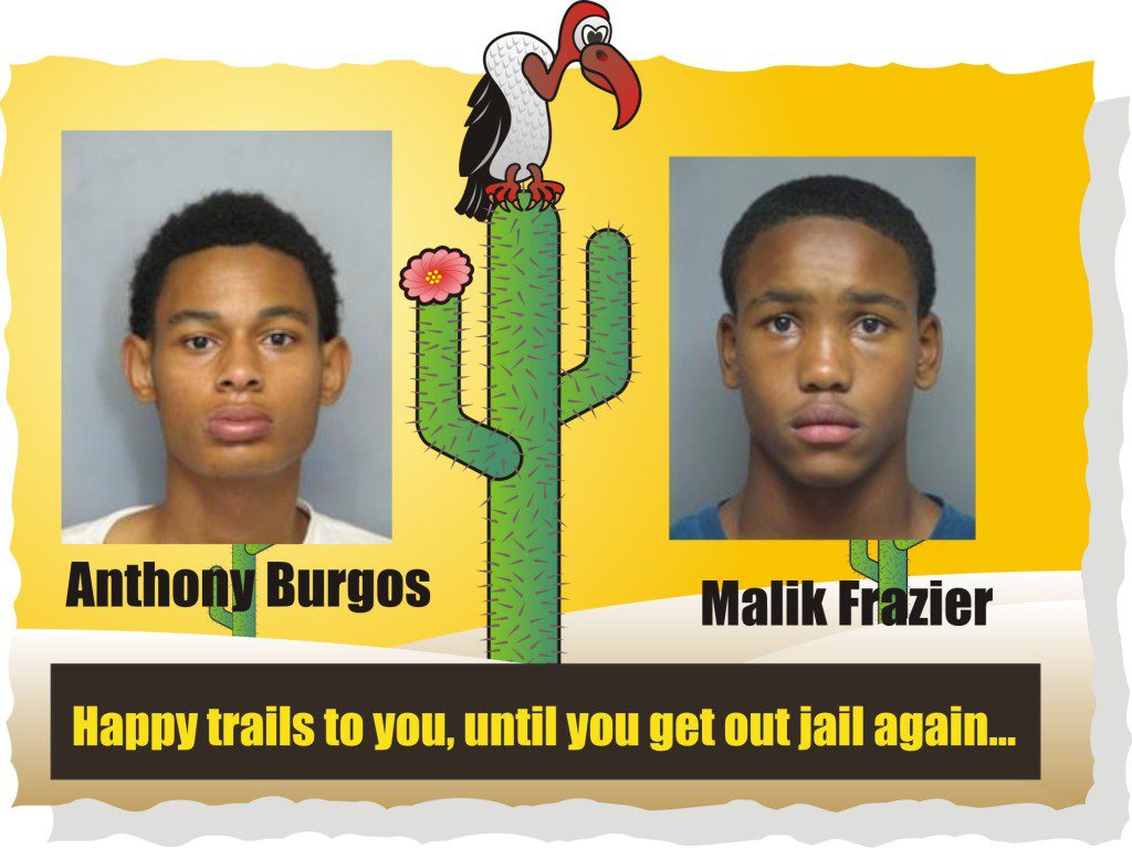 Anthony Burgos and Malik Frazier head back to slammer for heroin