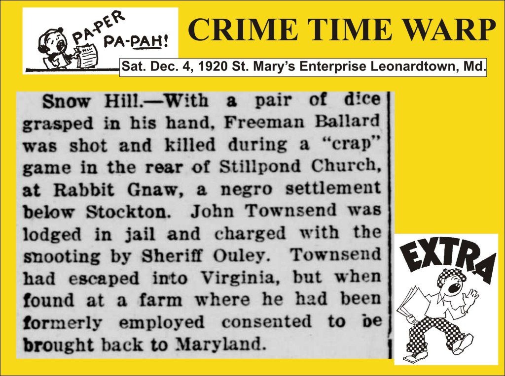 Crime Time Warp Dec 4 1920