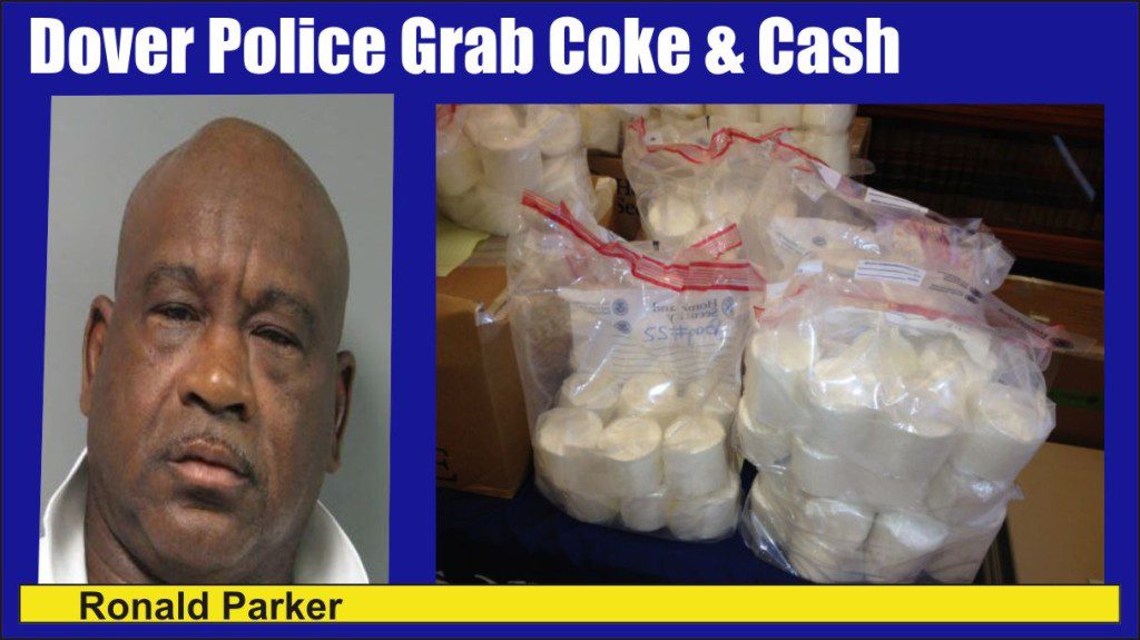 Ronald Parker charged with coke and cash