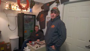 Dan and Lori getting orders in for open house on April 11 2015
