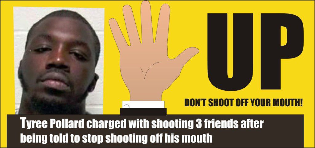 Hands off don't shoot off your mouth Tyree Pollard