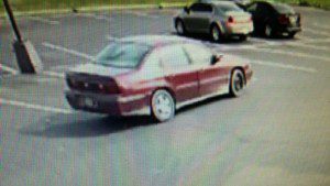 Milford PNC Bank robber's car