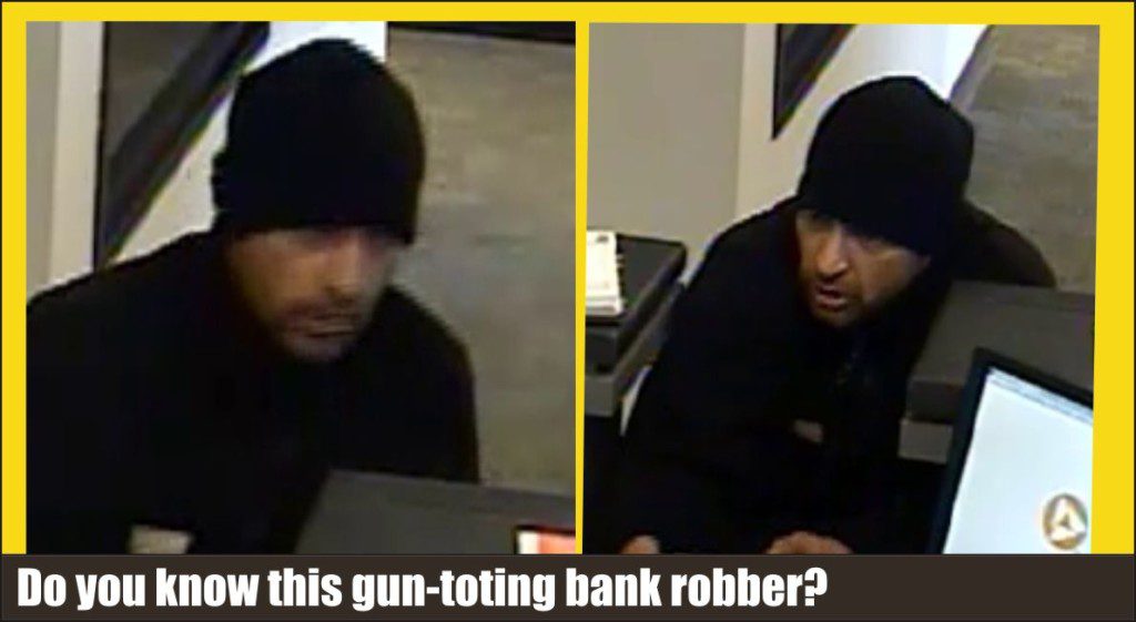 PNC Bank armed bank robber Milford Del 040215