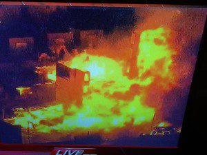 Senior center destroyed by thugs