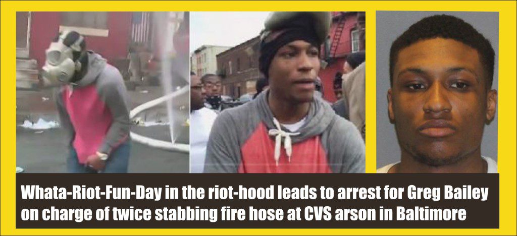 baltimore riot thug greg butler aka bailey who cut fire hose as