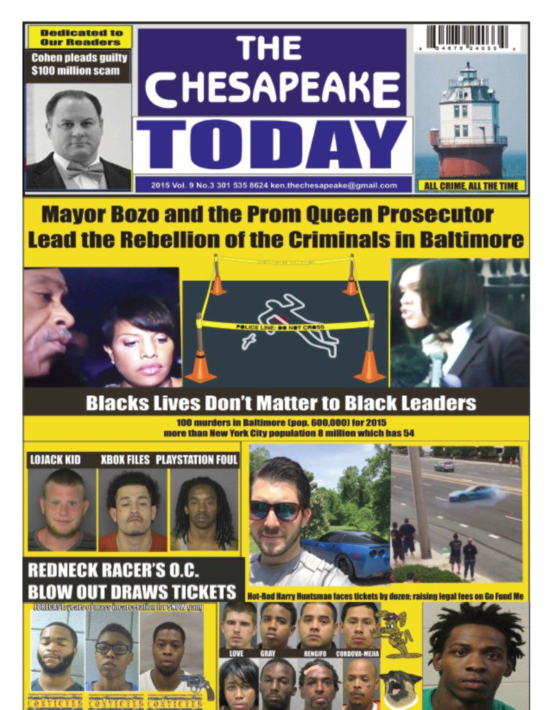 The Chesapeake Today June front page