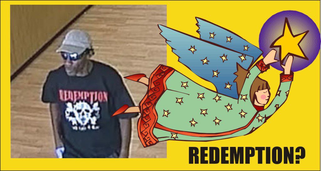 Dirtbag seeking Redemption Holds Up Cell Phone Store at Gunpoint