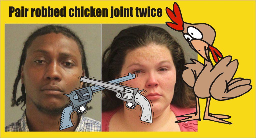 Pair robbed chicken joint twice