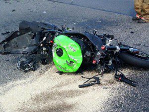 Dover stolen motorcycle into HHR 083015. Photo courtesy of Dover Fire Department.
