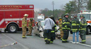 1050 PI at Rt. 235 St. John 3 car Leon & hollywood VFD