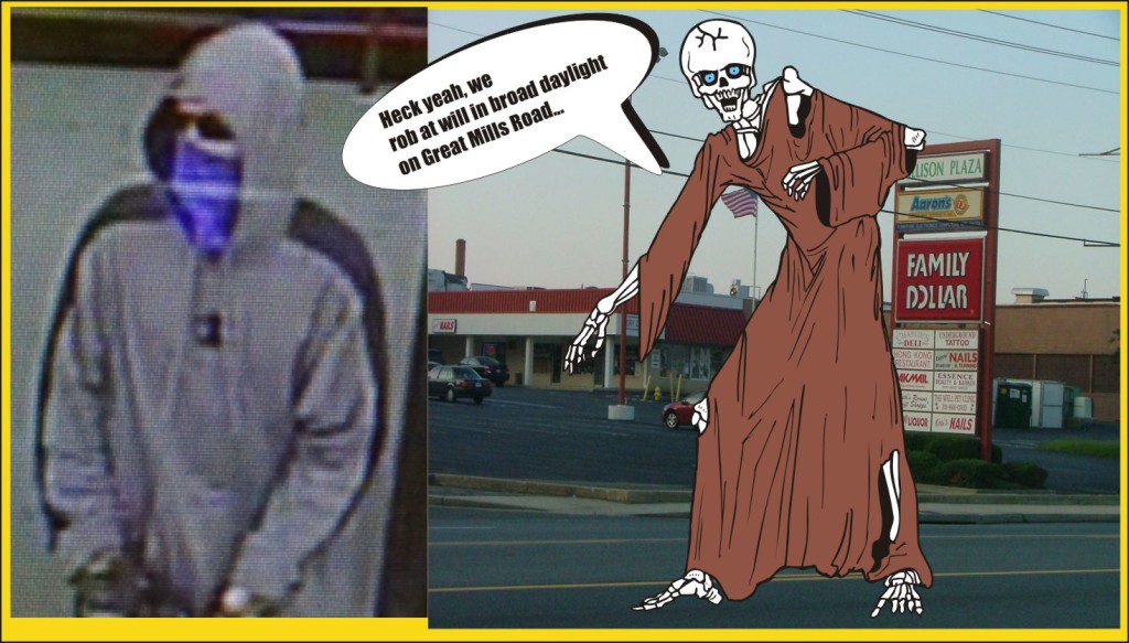 Great Mills Road Family Dollar robber