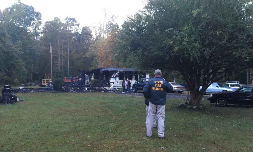 Fatal Fire near Waldorf killed grandmother Bernice Washington and grandchild. Extension cord blamed. Photo from WTOP