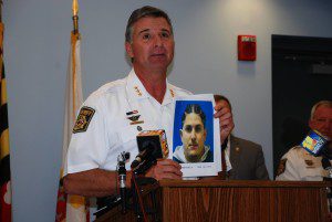 Sheriff shows photo of drug suspect