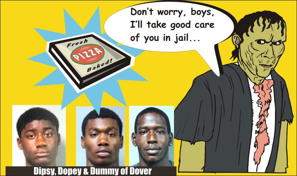 Wanted for robbery of pizza driver in Dover