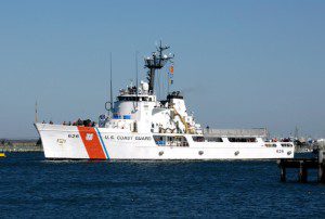 US Coast Guard Cutter Dependable moved to home port in Virginia Beach. 